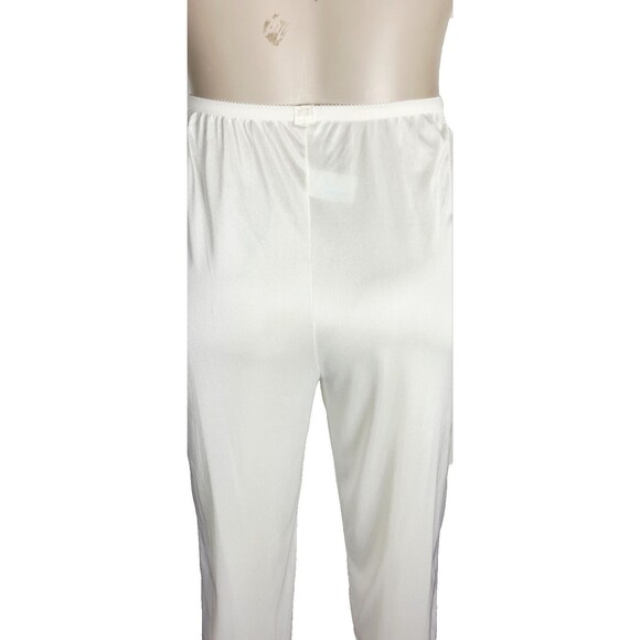 VTG 50s  Vassarette Underneath It All Creme Silky Nylon Pant Slip Size Small NOS - Picture 6 of 7